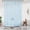 Clear Blue, variant on White Shower Curtain Liner - Premium PEVA, BPA & PVC Free, No Chemical Smell, Lightweight Shower Curtain with 3 Magnets, Metal Grommets - White, Standard Size
