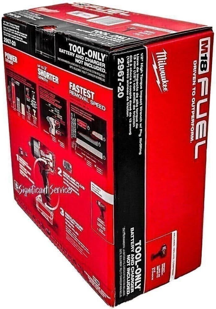 MINGZHI 2967-20 M18 Fuel 18V 1/2" High Torque Impact Wrench