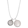 thumbnail image 1 of Delight Jewelry Stainless Steel Disc Nevertheless She Persisted To the World You are a Mother Locket Necklace, 1 of 4