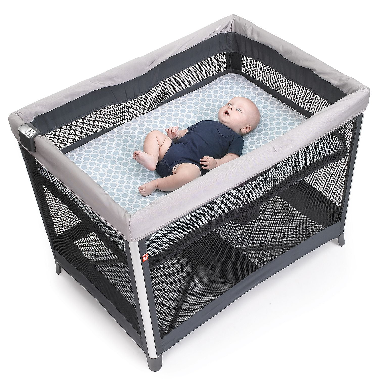 playpen with sleeper