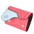 thumbnail image 4 of Portable PU Leather Stylish Anti Theft Card Bag Holder Container Storage Organizer Mother GiftRed, 4 of 8