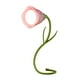 thumbnail image 2 of Lámpara de escritorio inalámbrica de flores | Luz LED recargable ajustable de cuello de ganso con puerto USB, 3 modos de color, regulación sin escalones, 16" de alto, rosa/rojo/amarillo/naranja, 2 of 7