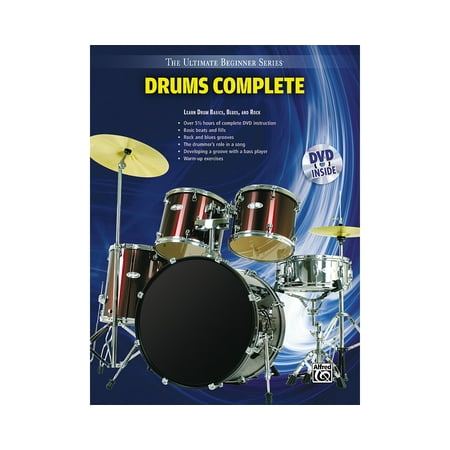 Ultimate Beginner Series Rock Bass - Alfred Ultimate Beginner Series Drums Complete Book & DVD