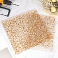 thumbnail image 4 of Uxcell 3Pcs Gold Glitter Acrylic Sheets 1/8" Thickness 8"x8" Transparent Sparkly PMMA Plastic Sheets for Laser Cutting, 4 of 6