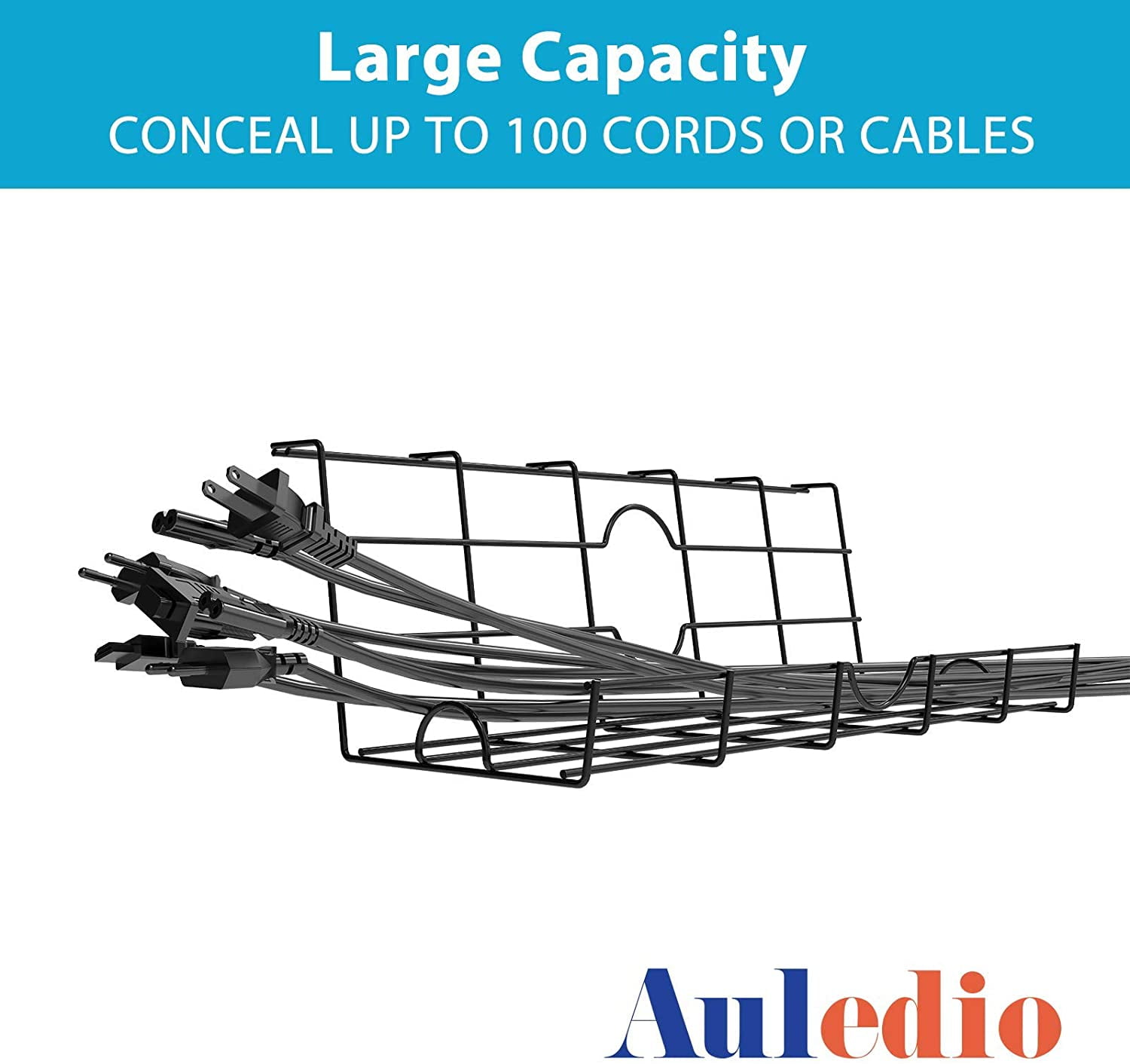 Buy Cable Management,2 Pack Cable Management Tray, Cable Organizer for