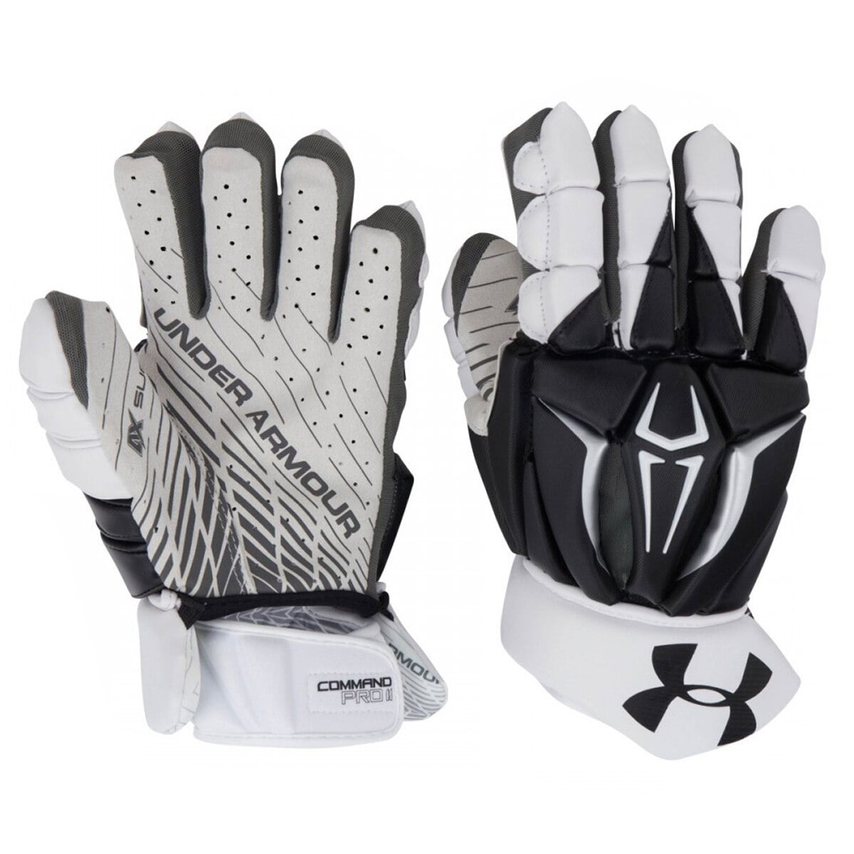 Under Armour Command Pro II Men's Lacrosse Goalie Gloves Black