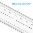 thumbnail image 4 of Uxcell Film Flexible Ruler 40cm 0.1mm Scale with R Angle and Width Lines Clear PET Plastic Folding Straight Ruler for Factory, Transparent, 1 Pcs, 4 of 6