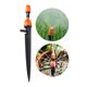 thumbnail image 2 of 50 emisores de goteo para tubería de riego por goteo, goteros de flujo de agua ajustables de 360 ​​grados en estaca de flecha de 7 pulgadas, goteros de riego de jardín para (4-7 mm), 2 of 5