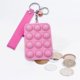 thumbnail image 4 of Bolsa de almacenamiento de monedas de burbuja de empuje de silicona, monedero antiestrés, bolsa, decoración de llavero Tmvgtek Para estrenar, 4 of 8
