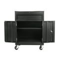 thumbnail image 6 of WORKPRO 28-inch 2-Shelf Rolling Garage Storage Cabinet, Lockable, Black, 6 of 8