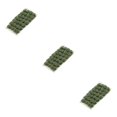 thumbnail image 3 of ZheElen Modèle de Paysage en Grappe d'Herbe Miniature Vert Foncé 3Set, 3 of 6