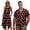 Strawberry, variant on Yuyamidu His and Hers Matching Outfits Sleeveless Dress for Women Casual Tank Dresses with Pockets Men's Short Sleeve Button Down Shirt Couples Matching Outfits Blue Marble, Size 2XS
