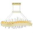 thumbnail image 4 of CWI Lighting Millipede 40 in LED Satin Gold Chandelier, 4 of 6