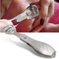 thumbnail image 4 of BIMZUC Callus Remover Planer Stainless Steel Foot Rasp Pedicure Scrubber Dead Skin Hard Foot Care Tool For At Home Spa Treatment Primary Color Design, 4 of 9