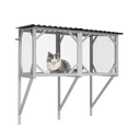thumbnail image 6 of Jopath Cat Catio, Cat Window Perch for Large Indoor Cats Wooden Cat Window Hammock for Sunbathing Napping and Overlooking, 6 of 7