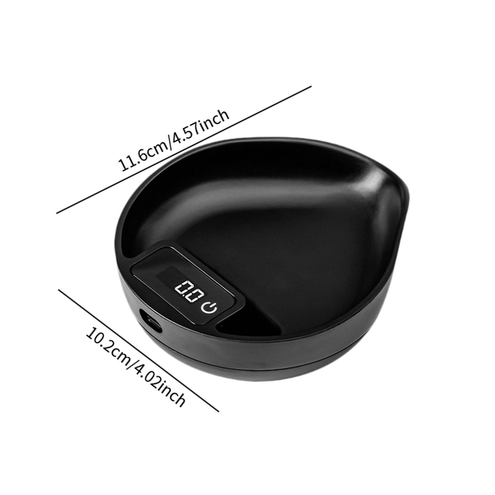 Fiocias Coffee Digital Scale LED Display Portable Professional Waterproof Espresso Scale black