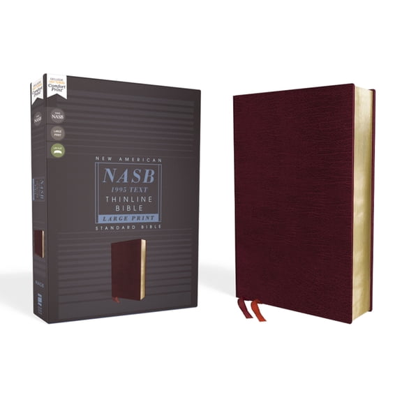 Zondervan: NASB Thinline Bible, Large Print (1995 Edition) (Bonded Leather)