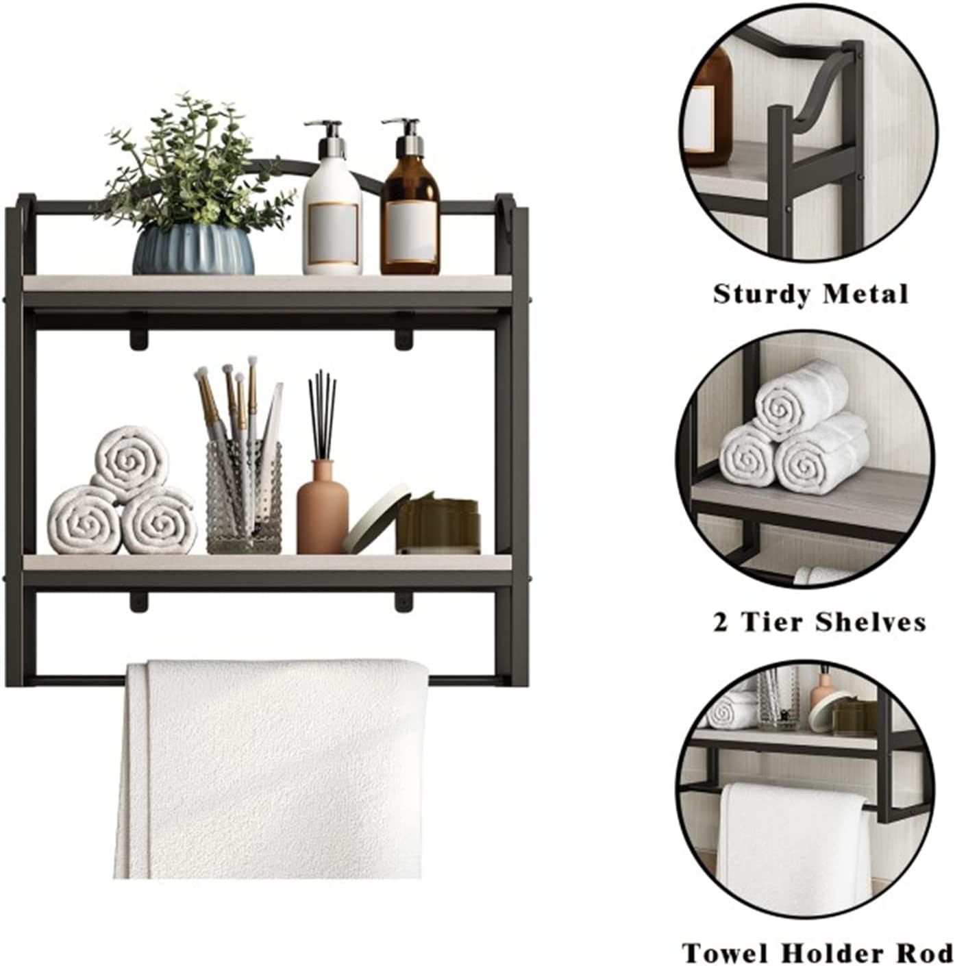 WallStoris Bathroom Shelves and Accessories