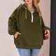 thumbnail image 4 of HongQid Womens Sweatshirts Quarter Half Zip Pullover Oversized Hoodies Fall Fashion Winter Jackets Pullover, 4 of 4