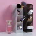 thumbnail image 3 of 4 Compartments Pencil Holder,8" X 3.5" X 2" 2 Pack Plastic Pen Organizer,Office Pencil Cup for Countertop Desk,Makeup Brush Holder,Durable Sturdy Desk Supplies, 3 of 5