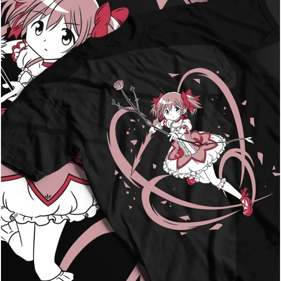 Kaname Madoka Magica Anime T-Shirt Unisex 4