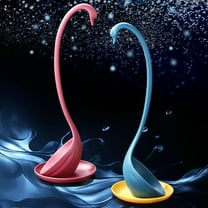 Swan Soup Ladle Heat Resistant Soup Ladles for Serving & Cooking Cute Kitchen Accessories, Unique Kitchen Gadgets Gifts (Green)