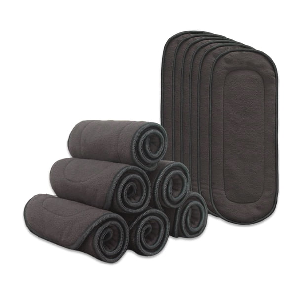 Paquete de 10 pañales de tela para bebés Cambio de pañales de bolsillo para recién nacidos Inserciones absorbentes, transpirables, cómodos, de viaje, forros suaves tipo 2 sidaley BA000359-02
