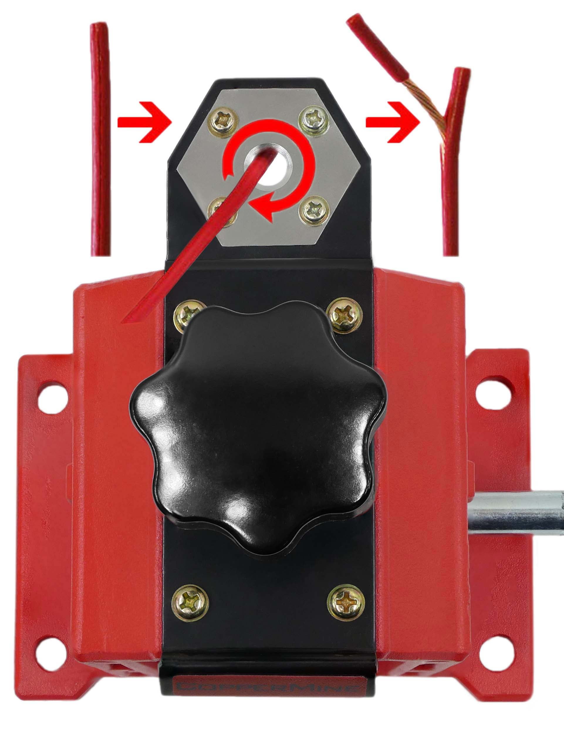 CopperMine CT-302 Drill Operated Wire Stripper Manual Wire Stripping Machine for Cables up to 1-1/2" Copper Wire Stripper