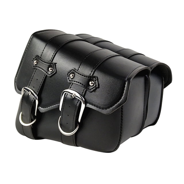 unbranded 1Par Alforja Impermeable De Cuero PU Para Motocicleta Compatible Con Motos Eléctricas