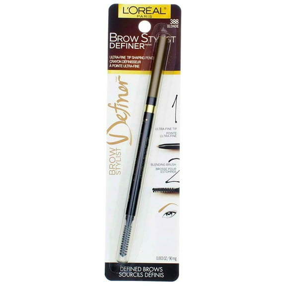 L'Oreal Brow Stylist Definer Pencil, Blonde 0.003 oz (Pack of 2)