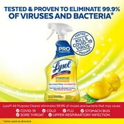 Lysol Pro All-Purpose Cleaner, Advanced Deep Cleaning Sanitizing And Disinfecting Spray, For Commercial Use, Use To Clean And Deodorize, Lemon Breeze Scent, 32Oz (Pack Of 12) - Pack of 2