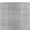 thumbnail image 2 of Sagebrook Home Ceramic 10" Planter On Stand, Gray, Round, Ceramic, Contemporary, 9.75"L X 9.75"W X 11.5"H, Striped, 2 of 9