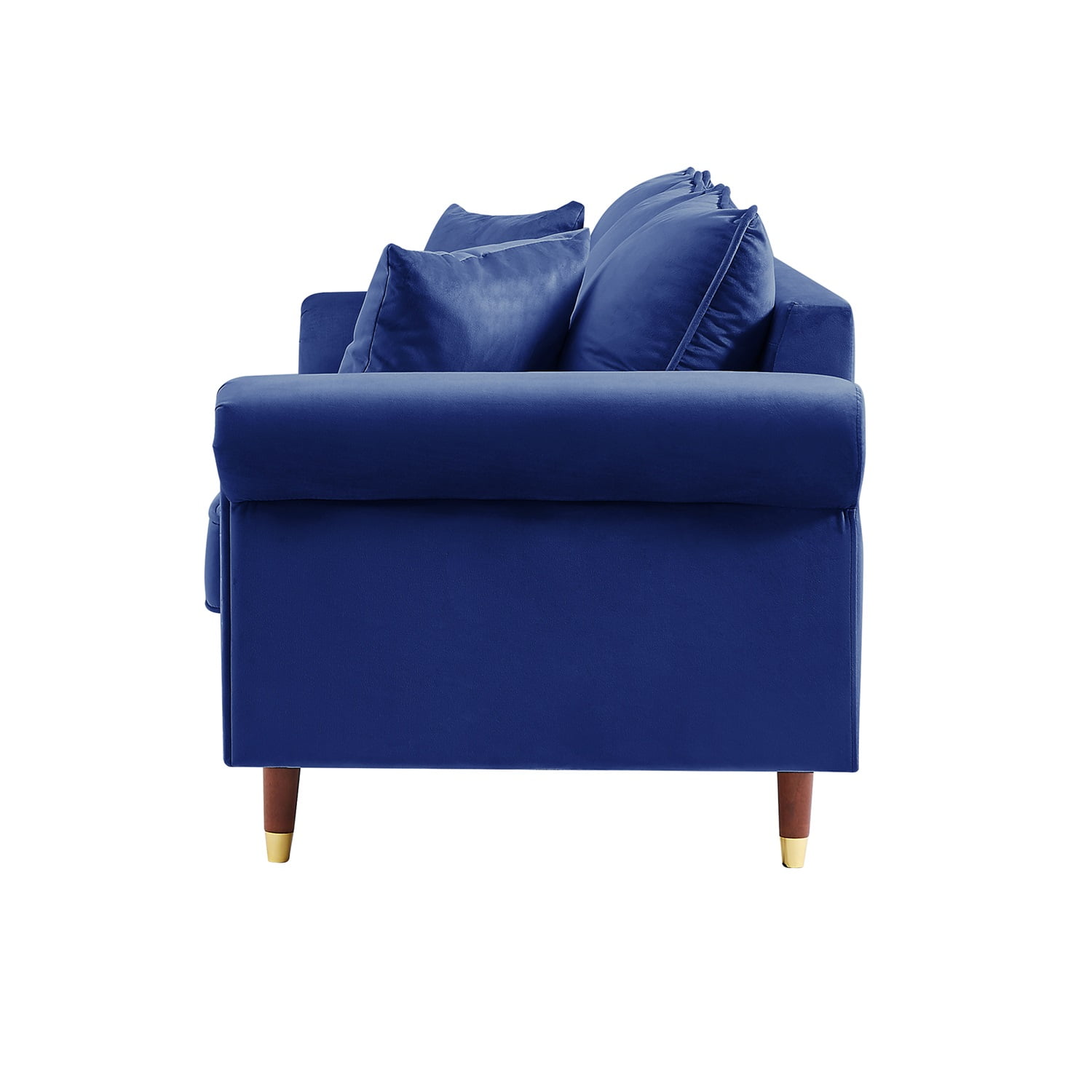 Resenkos 62.5" Casual Sofa Lifestyle Solutions Sofa Bed Couch for Bedroom in Home & Kitchen Apartment Dorm, Blue Resenkos 62.5" Casual Sofa Lifestyle Solutions Sofa Bed Couch for Bedroom in Home & Kitchen Apartment Dorm, Blue