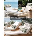 thumbnail image 6 of Pack of 2 Outdoor Lumbar Pillow Covers 12x20 Inch, Vintage Floral Spring Waterproof Throw Pillow Covers Set, Rustic Botanical White Flowers Indoor&Outdoor Decorative Cushion Cases for Patio Porch Car, 6 of 7
