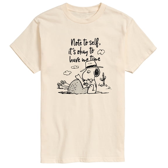 Peanuts - Spike Note - Men's Short Sleeve Graphic T-Shirt