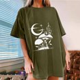 thumbnail image 2 of Blusa de Manga Corta Con Estampado de Sol Y Luna Gótica Vintage Para Hombre Y Mujer Odeerbi ODB181946, 2 of 7