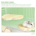 thumbnail image 3 of NICEXMAS 2-Pack Natural Wood Bird Training Perch Platform for Cage Accessories and Pet Bird Supplies, 3 of 6