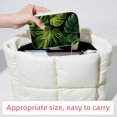 thumbnail image 6 of Tropical Jungle Leaves Velvet Portable Necklace Holder with Removable Compartment - Earring Organizer and Bracelet Holder Gift, 6 of 7