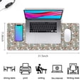 thumbnail image 5 of Long Mouse Pads for Desk,Brown Cartoon Unicorn Pattern Desk Mats on Top Of Desks, Desk Mouse Pad Extra Large with 3mm Non-Slip Base and Stitched Edge for Gaming,Office,Work,Home 31.5"x11.8", 5 of 6