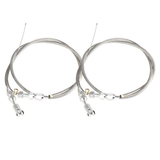 36" Braided Throttle Cable Kit Stainless Steel Engine Throttle Gas Cable for 97-07 LS1 Engine 4.8L 5.3L 5.7L 6.0L