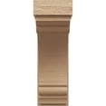 thumbnail image 2 of 9"W x 18"D x 27"H Classic Warren Rough Cedar Woodgrain TimberThane Corbel, Primed Tan, 2 of 6