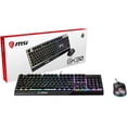 thumbnail image 1 of Teclado y Mouse Gamer MSI VIGOR GK30 COMBO US RGB USB Repelente al agua, 1 of 6