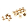 thumbnail image 6 of 10x Brass Screw Head Screw Back Feet Purse Handbag Spots 9mm, 6 of 6