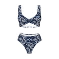 thumbnail image 4 of Rocae Dragon for Bikini Set for Women Two Piece Sexy High Swimsuits Split Crossover Bikini X-Large, 4 of 9