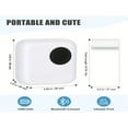 thumbnail image 3 of LNGOOR Mini Pocket Printer Portable Thermal Printer For Pictures/Retro-Style Photos/Lists/Label/Memo/QR Codes  Bluetooth Wireless Smart Printer  Black, 3 of 6