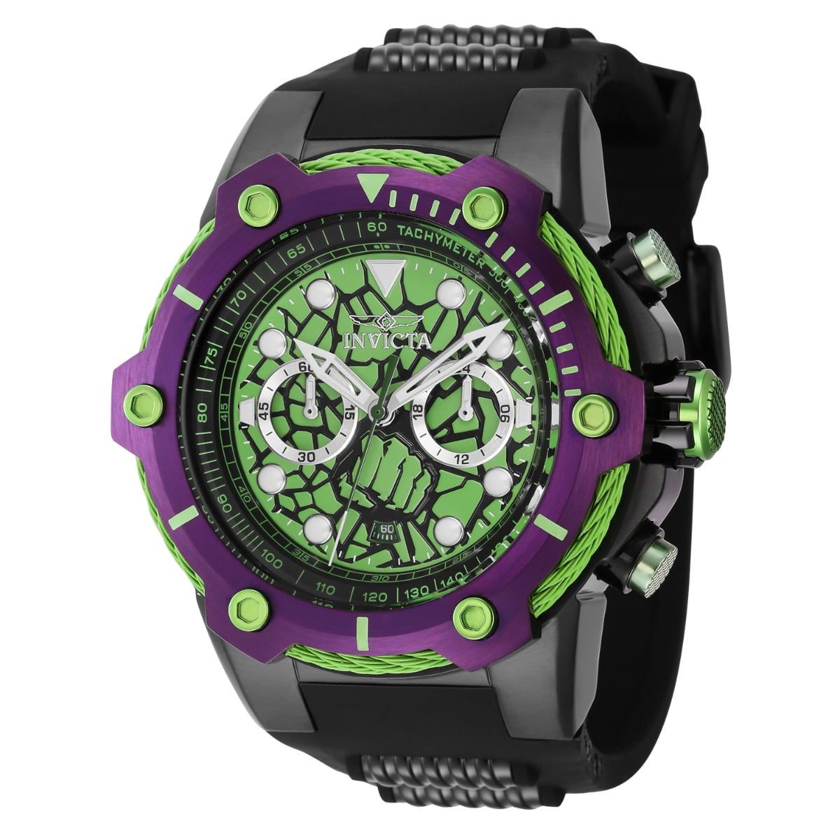 Invicta Hulk Men's Watch - 51.5mm. Black (43392) - Walmart.com