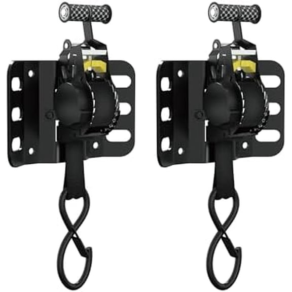 Truck Bed Ratchet Straps for F150, Heavy Duty Retractable Tie Down Straps with Bolt and 9.84ft, for 2015-2025 Ford 150 Boxlink Accessories, 2Pcs Integral Truck Straps$$Tools & Hardware Other