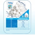thumbnail image 4 of 4.6 lbs Pool Filter Ball for Sand Filter Pump for Above Ground Pool,Reusable Eco-Friendly Filter Balls Replace Pool Filter Sand (Equals 150 lbs Pool Filter Sand), 4 of 7
