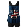 thumbnail image 5 of Brqkzdu Womens 4th of July Tankini Swimsuits with Shorts Bathing Suits American Flag Print Swimwear Tummy Control High Waist Split Swimsuits, 5 of 5