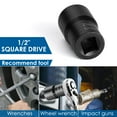thumbnail image 3 of THINKPRO Lug Nut Removal Tool,13 PCS Bolt Extractor, 1/2 Inch Drive Lug Nut Extractor Set, Easy Out Lug Nut remover for Damaged, Frozen, Studs, Rusted, Rounded-Off B, 3 of 9